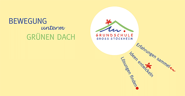 Grundschule Gross Stöckheim: Bewegung unterm grünen Dach - Erfahrungen sammeln, Ideen entwickeln, Lösungen finden
